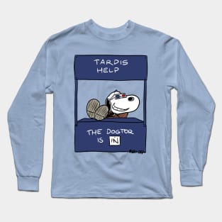 Tardis help Long Sleeve T-Shirt